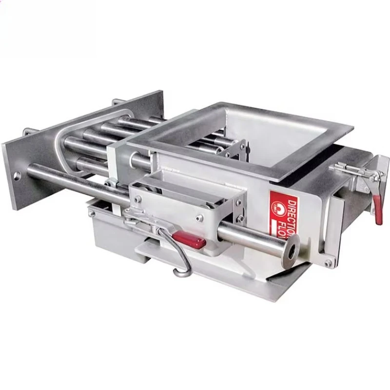 Large capacity grate in case drawer magnet easy to clean mobile magnetic separator powdered sugar, food granules, flour, spices