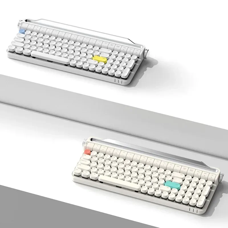 Imagem -02 - Teclado Mecânico sem Fio com Suporte Bluetooth Rgb Retro Gateron Laotop Mac Mac Mac Retro B705 Actto-b705