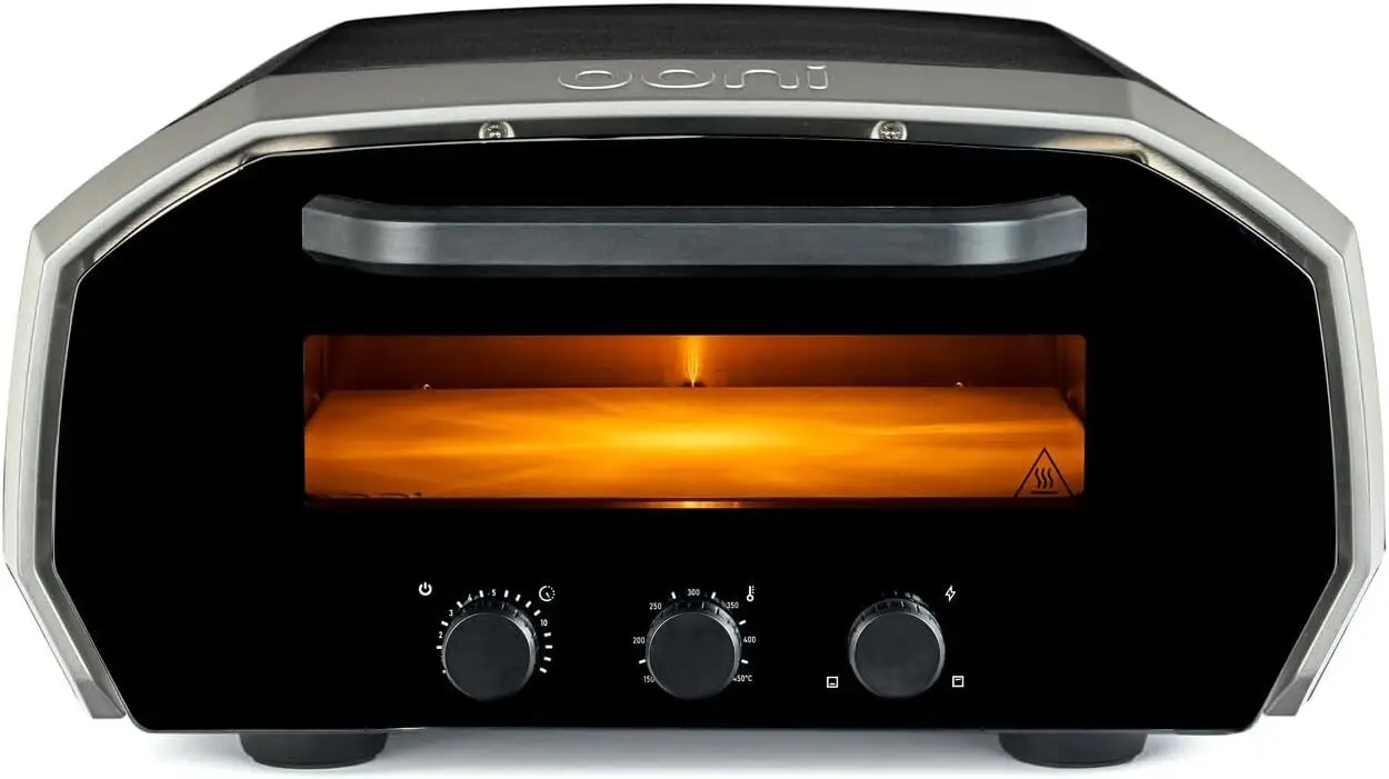 Volt 12 horno eléctrico para Pizza, horno eléctrico versátil para interiores y exteriores, cocina para Pizza con piedra, tostadora para interiores y exteriores