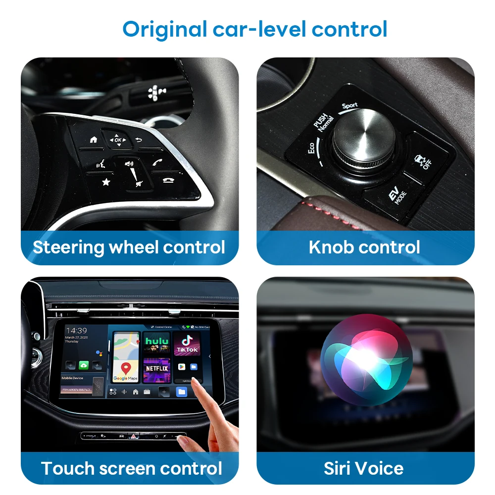 128G CarPlay Ai Box Android13 Applepie Rocket Q APP Player Wireless Car Play Android Auto Multimedia 5G Smart Box