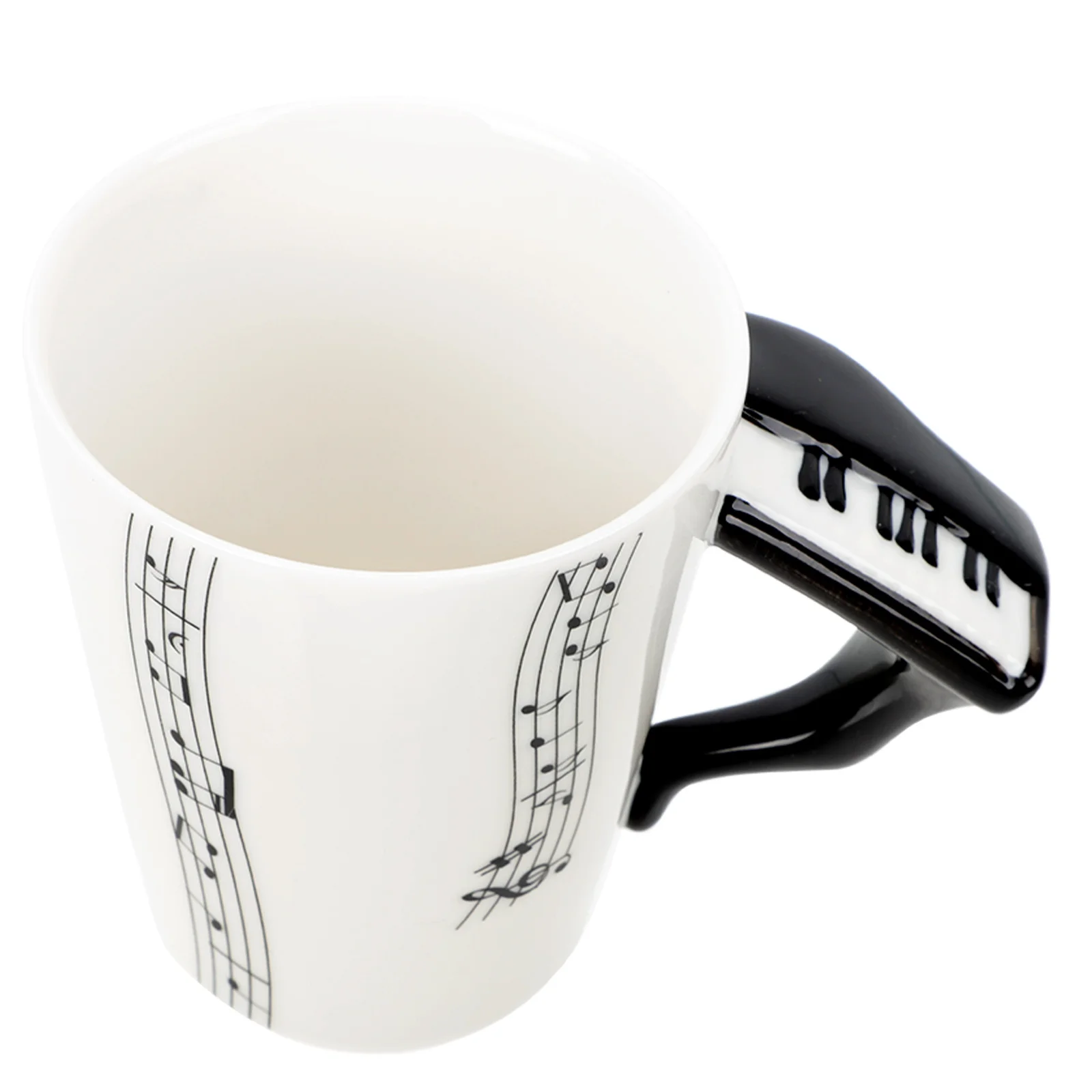 

Musical Instrument Pattern Ceramic Coffee Milk Mug Drinking Cup Household Breakfast Beverage Cup Exquisite Mug