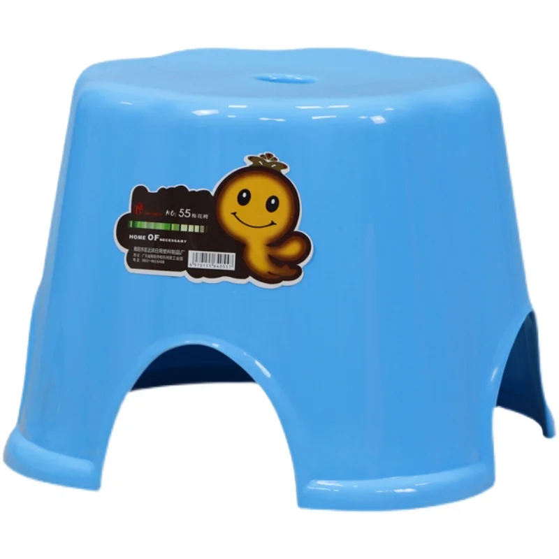 

Korean style plum blossom stool,cute adult anti slip children's cartoon plastic small stool, household thickened