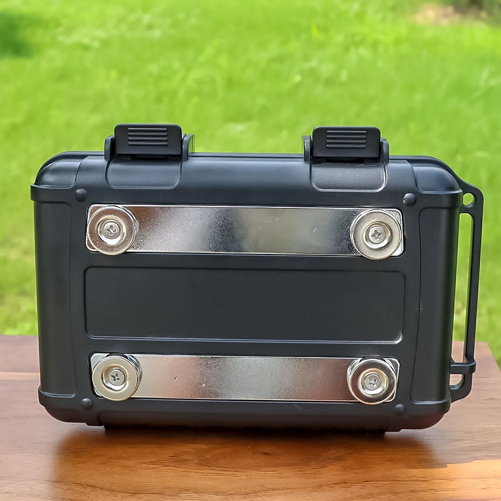 

HONEYPUFF Sealed storage box storage tank with strong magnet UV protection storage tube Portable Car Organizer Car Storage Box