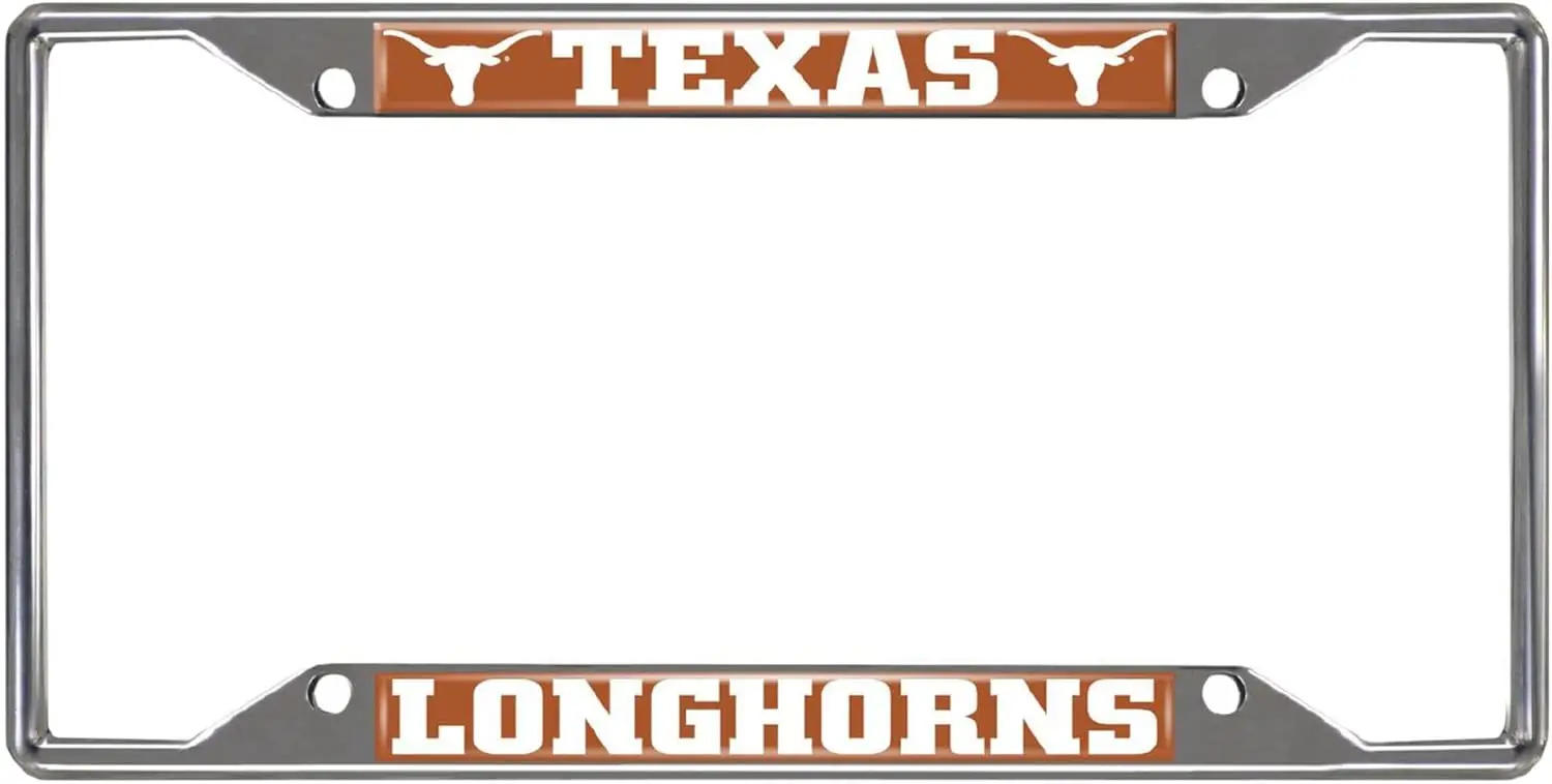 

NCAA Chrome Metal License Plate Frame for Car Front or Back