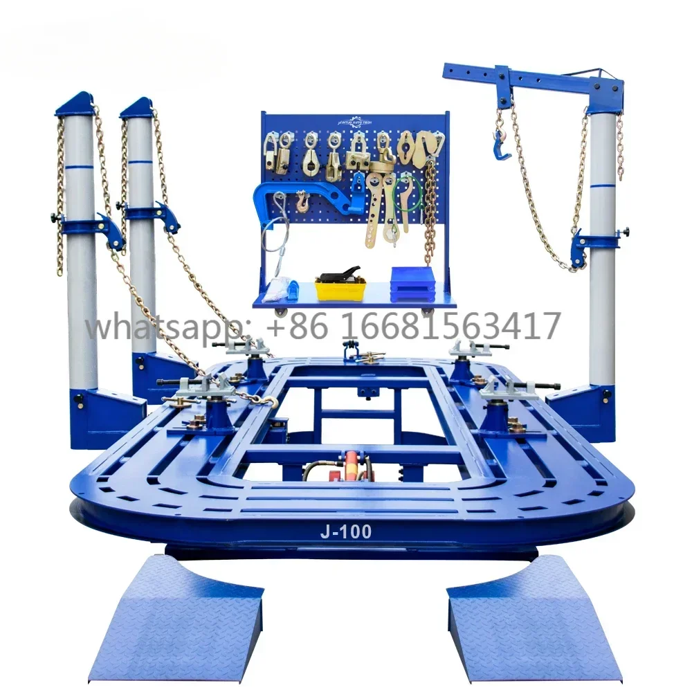 CE Car Bench Chassis Straightener Pulling Machine/auto Body Repair Equipment/ O Liner Car Frame Machine Shop Auto Body