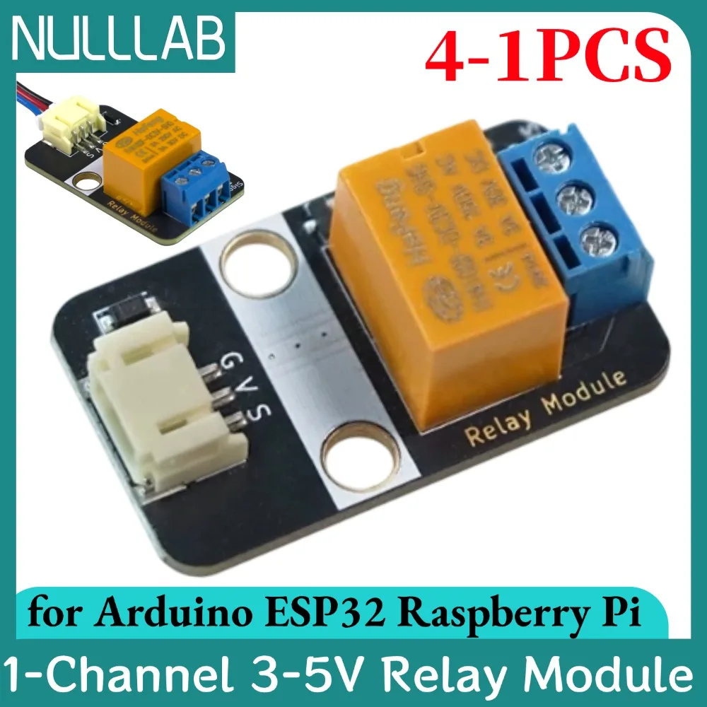 

Single Channel 3‑5V High‑Level Trigger Relay Switch Module PH2.0 Connector Equipped with Cable with Arduino ESP32 Raspberry Pi