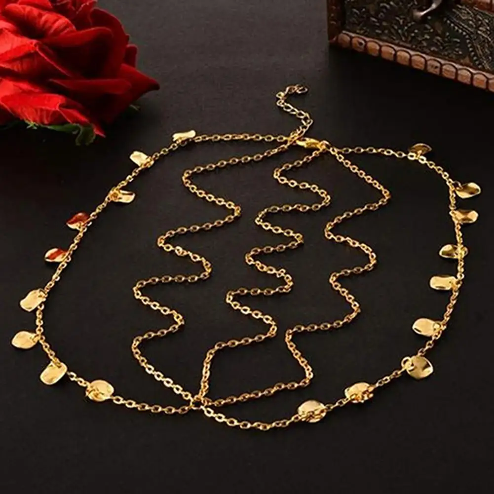 Bohemian Coins Tassel Head Chain Headpieces Sequins Round Drop Hair Band Tribal Headpiece Head Chains Wedding Hairstyles Chain