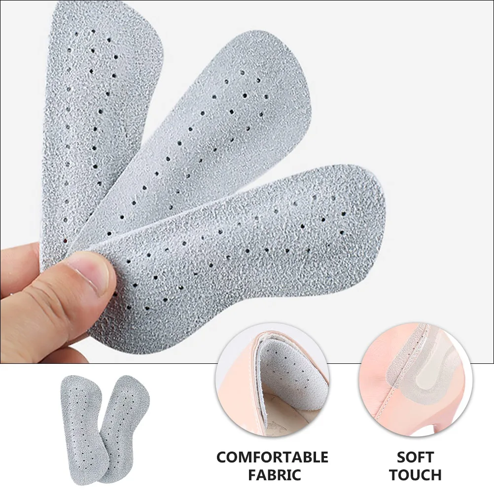 

3 Pairs Anti wear Foot Stickers Women Sneakers High Heels Pad Shoe Anti slip Cow Breathable Sweat absorbent Self