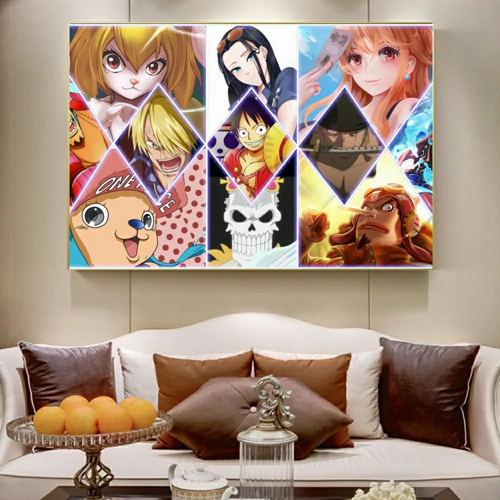 لوحة أنمي ألماسية لوفي زورو يابانية ، غرزة متقاطعة ، قماش رسم فني 5D ذاتي الصنع ، ديكور منزلي ، هدية تطريز فسيفساء ، 1 ، 11 #2