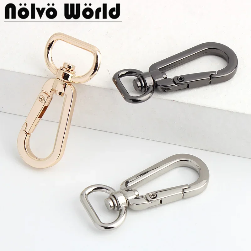 

20-100 pieces 3 size 4 colors 13-16-19mm Metal Bags Strap Buckles Lobster Clasp Collar Carabiner Snap Hook