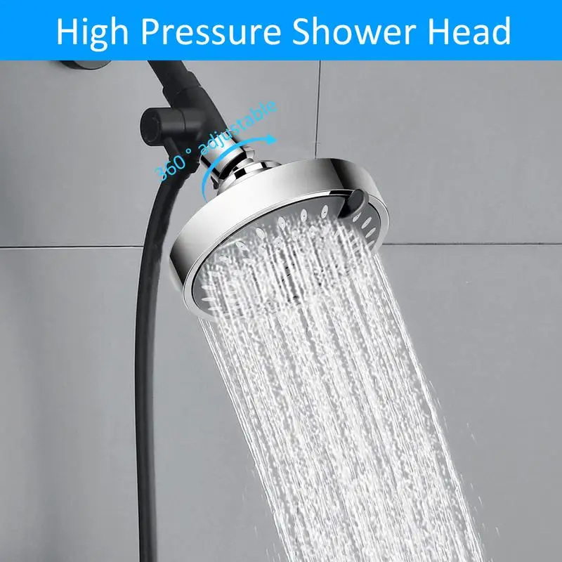 High Pressure Shower Head Luxury Rain Shower Head Rustproof Showerhead Water Saving Design For Home Dorm