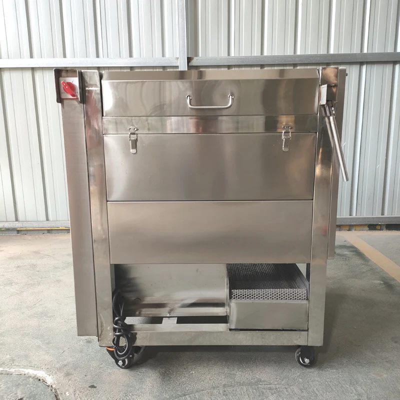 for Big Output Cassava Skin Peeling Machine Brush Roller Washer And Peeler Carrot Brush Cleaning And Peeling Machine