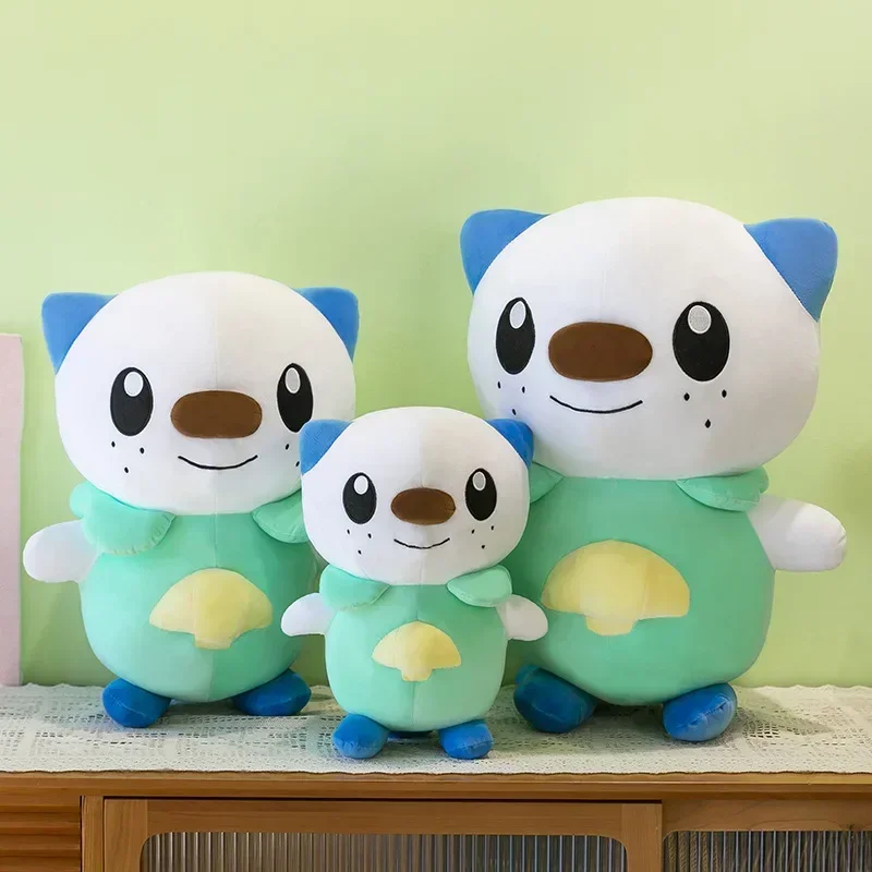 35/80cm Oshawott Pokemon Plush Toys Large Anime Doll Cute Pillow Cartoon Samurot Pokémon Plushie Stuffed Gift for Kids Christmas