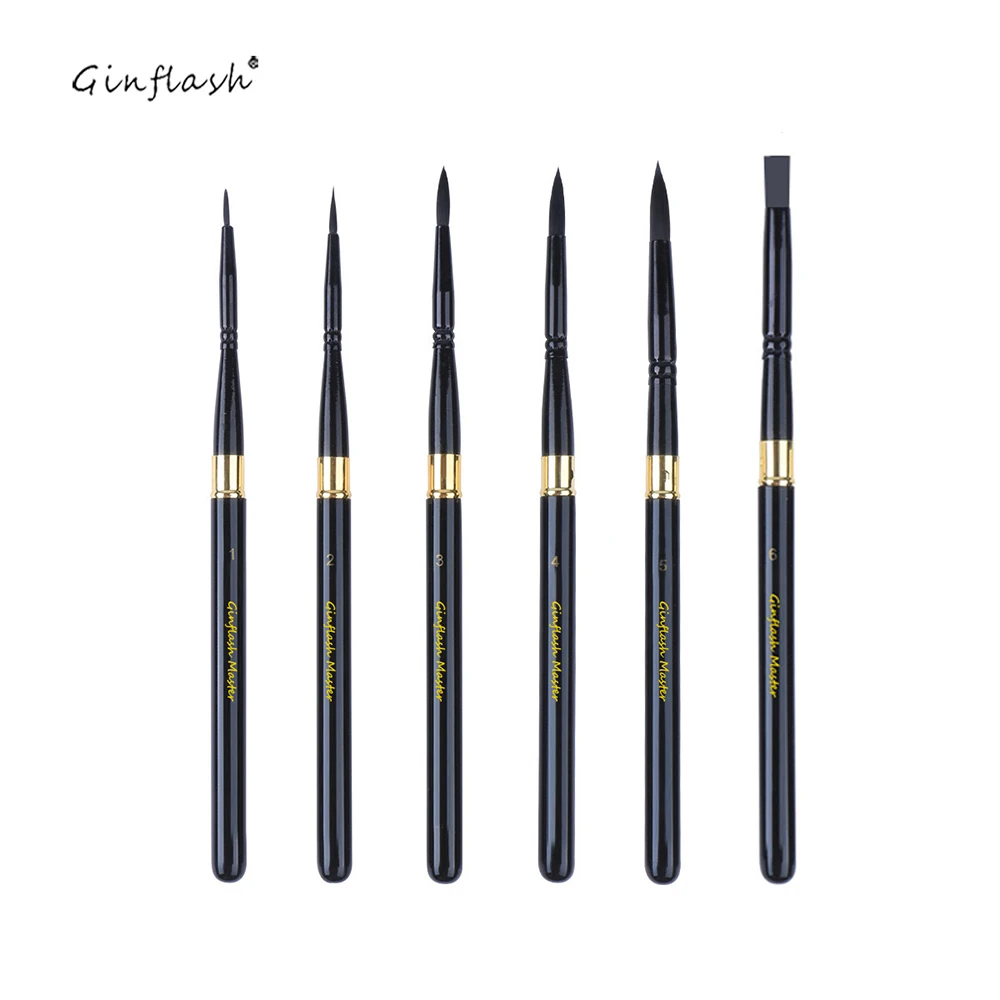 Ginflash 1pc Watercolor Paint Brush Set Portable Handle Gouache Watercolour  Painting brush Set