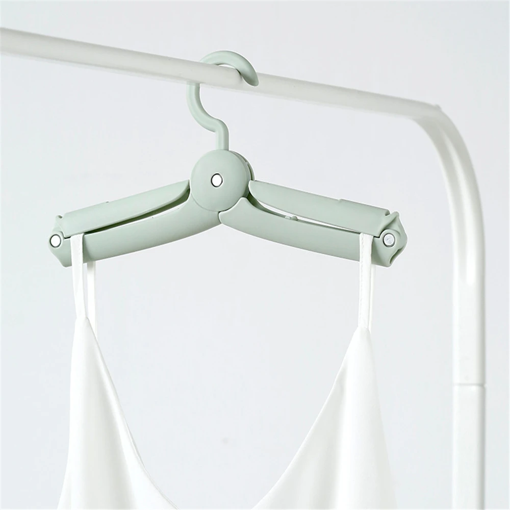 

10/6/2PCS Creative Clothes Rack Travel Foldable Clothes Hanger Functional Hanger Hook Plastic Space Saving Children Baby Hanger