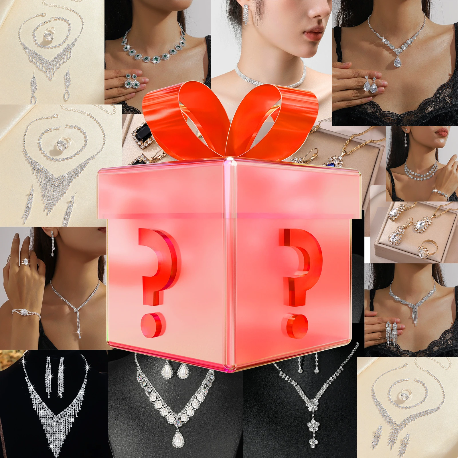 1 Set Surprise Gift Box, Containing Various Accessories, Perfect for Holiday Gifts And Women's Gifts! Rich And Diverse Styles