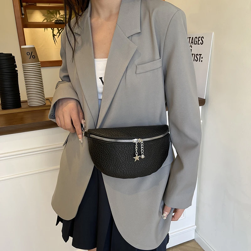 

Дизайнерская поясная сумка, модная простая нагрудная сумка, кошелек для телефона, женская поясная сумка, брендовая сумка-бананка, новая мягкая кожаная сумка через плечо.