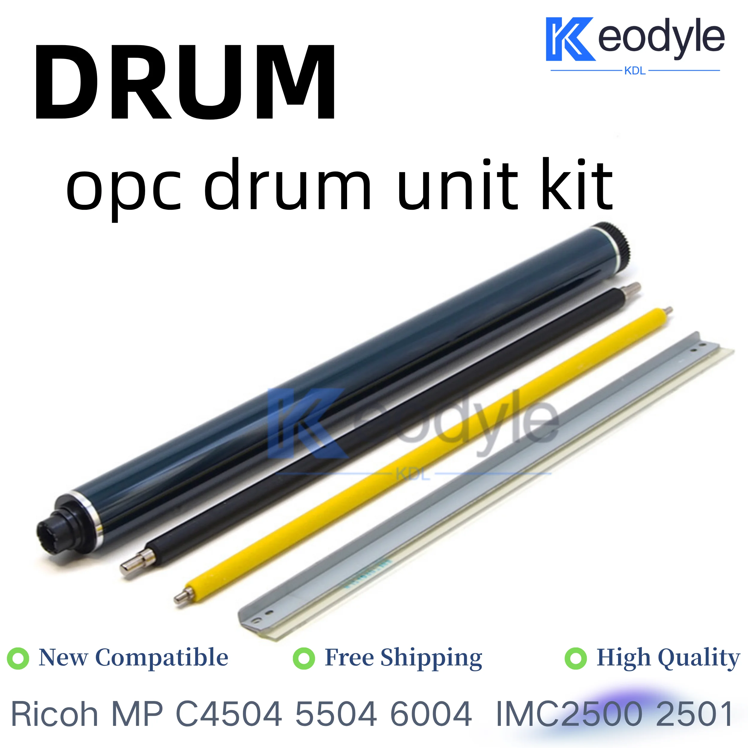 OPC Drum PCR Roller Drum Cleaning Blade For Ricoh M C2000 C2001 C2501 IM C2500A C2000A C2010 C2510 MP C2011SP Cylinder Parts