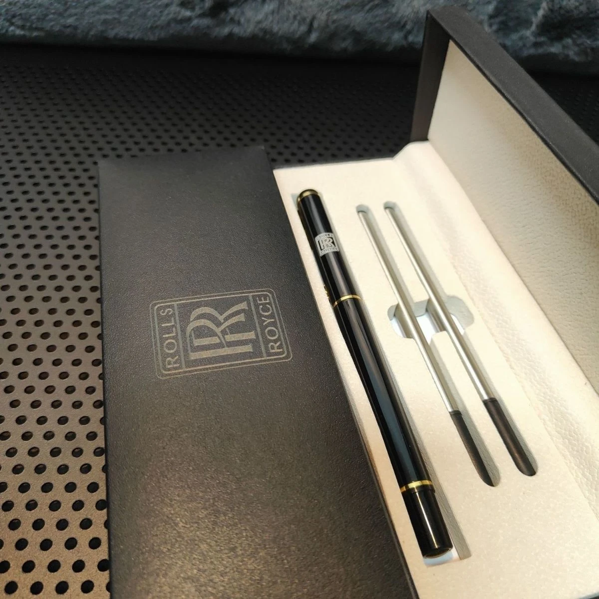 Bolígrafo de Metal de Alta Gama para Oficina, con Logotipo de Auto, Duradero, para Regalo, Compatible con Rolls-Royce Cullinan, Phantom, Ghost, Wraith, Dawn