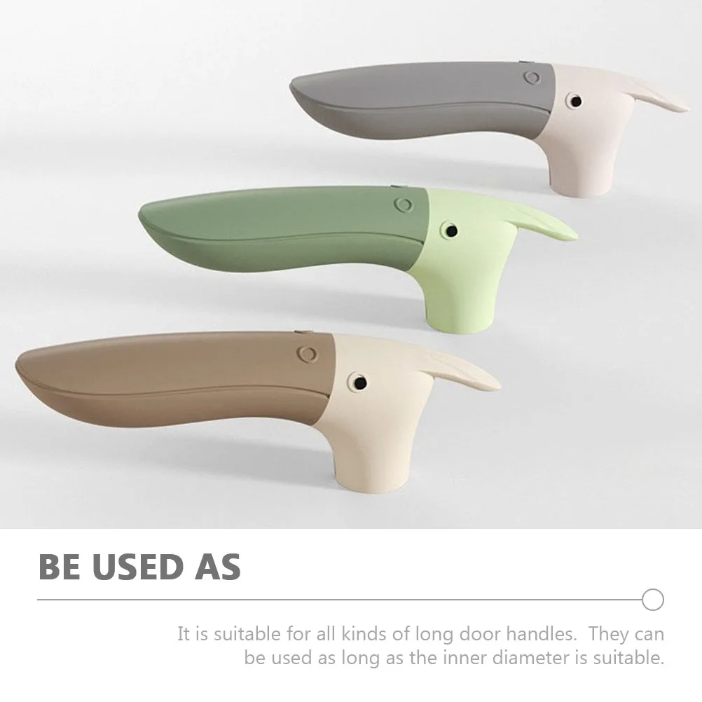 

2pcs Silicone Door Handle Cover Baby Proof Wall Protector Elastic Handle Sleeve Easy Installation Door Knob Collision