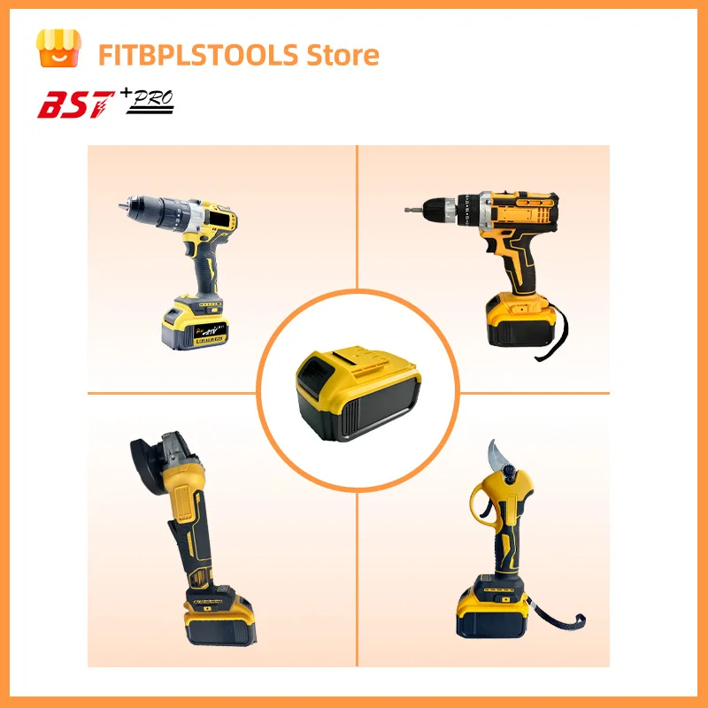 21V DC lithium-ion battery housing, lithium-ion battery charging protection board, 5and10battery housing brackets, for batteries