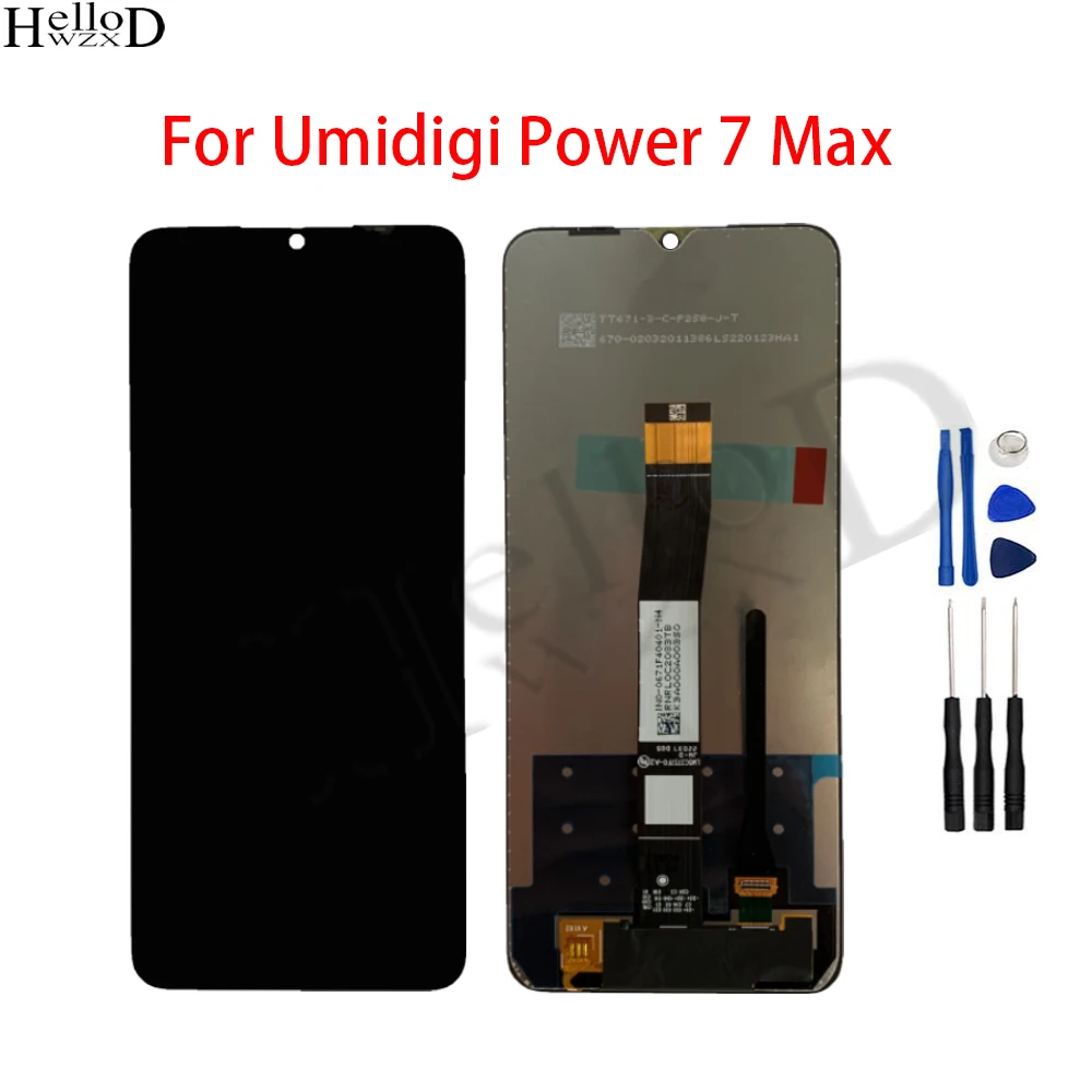 

Full Screen For Umidigi Power 7 Max LCD Display Touch Screen Digitizer Assembly Replacement +Tools