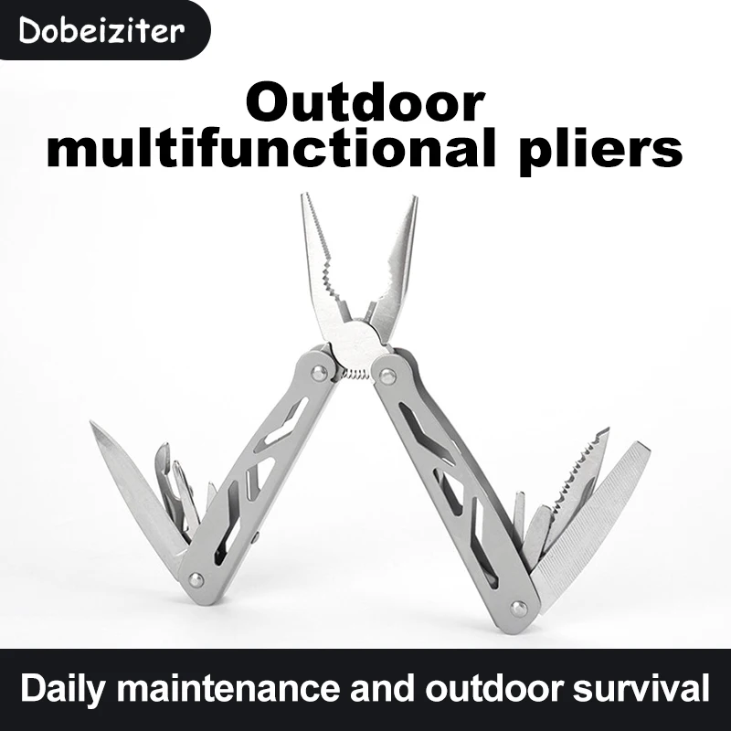 Multifunction Folding Pliers Pocket Knife Plier Outdoor Camping Tactical Survival Hunting Tools Stainless Steel Multi-tool Knife