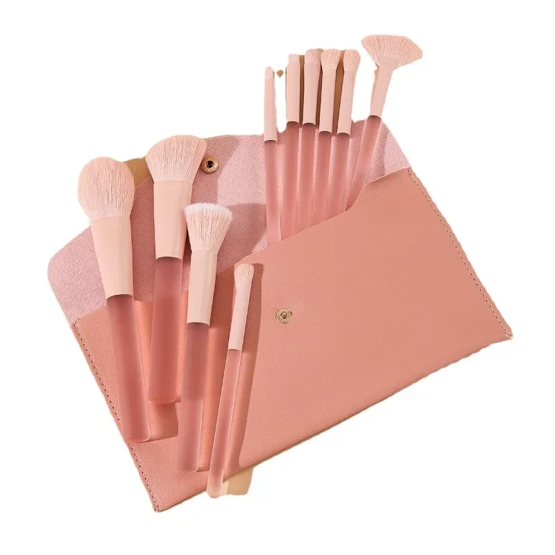 Portable 10 Eye Shadow Foundation Blending Makeup Brushes Soft Fluffy Cosmetic Concealer Makeup Brushes Blending Beauty Tools