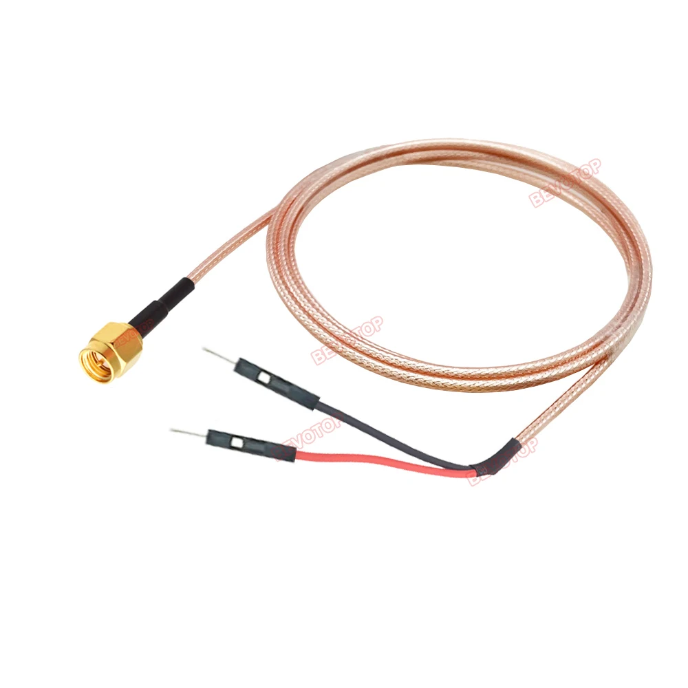 1PCS SMA to DuPont Cable RP-SMA/ SMA Male Female to DuPont 2.54mm Male Plug Test Line RG316 Extension Jumper BEVOTOP Custom-made