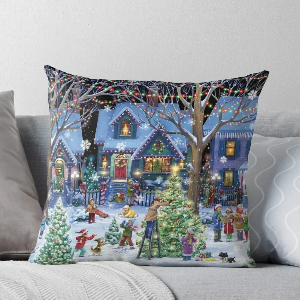 

Decorating for Christmas Throw Pillow christmas decorations 2025 Christmas Pillows Pillow Cases pillow