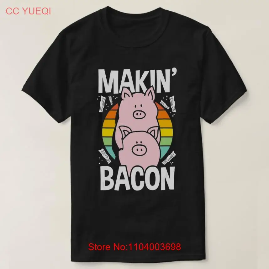 Makin Bacon Funny Bacon Lover Meat Eater T-Shirt