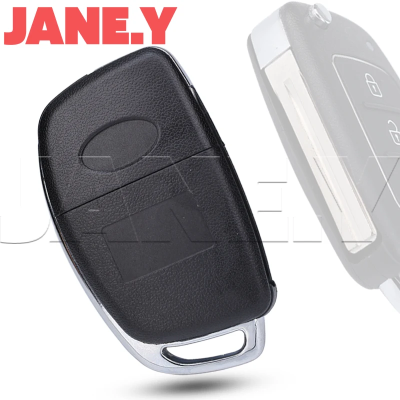 Car Key Shell Fob Flip pieghevole 3/4 pulsanti per Hyundai HB20 Auto per SANTA FE IX35 IX45 per Accent I40 per Solaris Remote Case