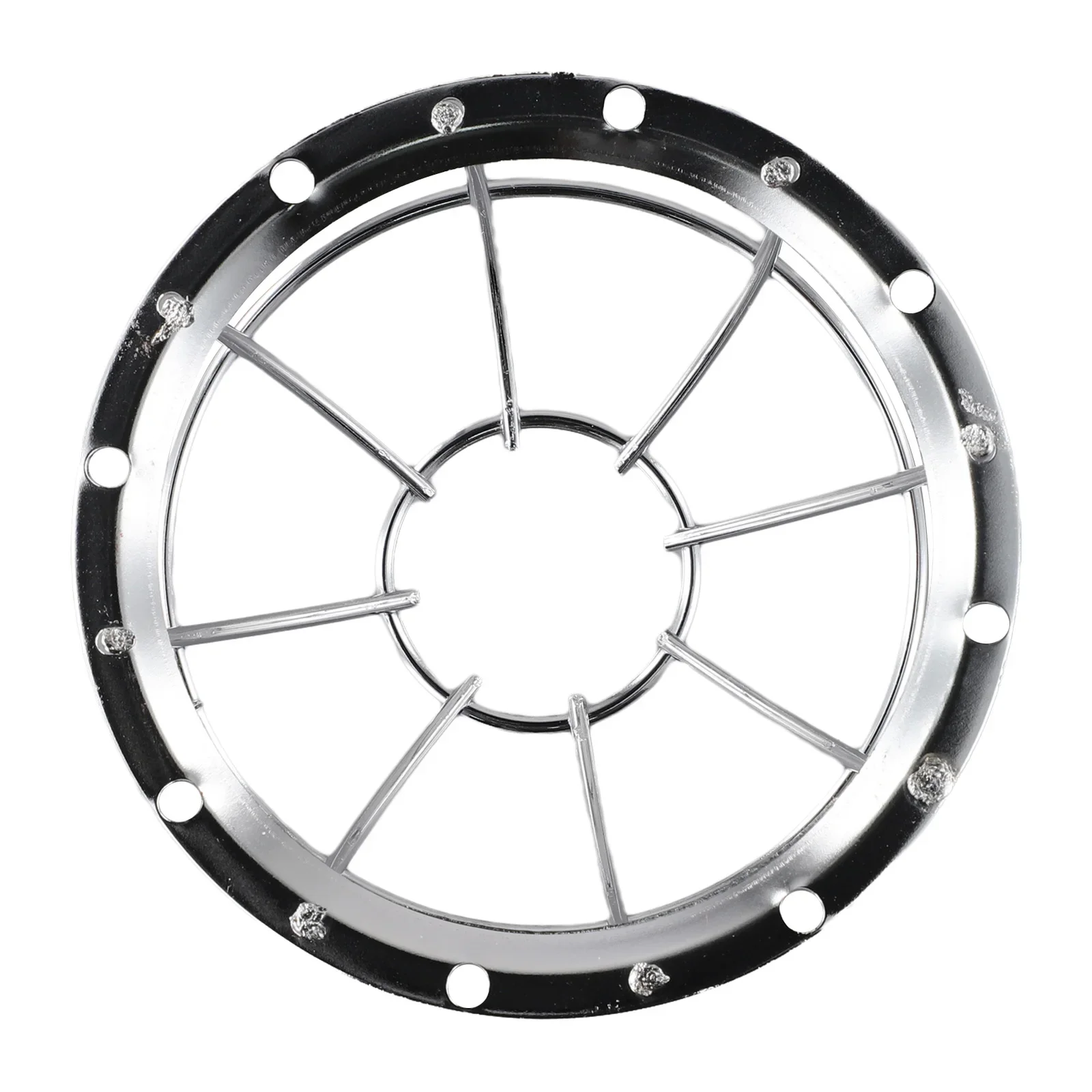 Robust Iron Smoke Detector Protective Cover with Sprinkler Cage Mounting Bracket for Fire Code Compliant Installations