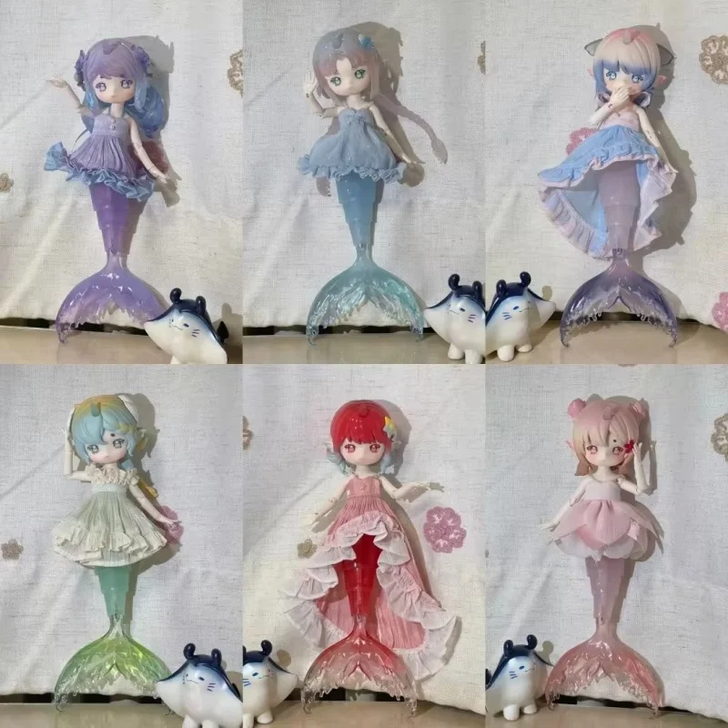

Cute Blind Box Penny'S Treasure Box Eucalyptus Tide Whisper 12 Points Bjd Mermaid Articulated Doll Mysterious Box Toy Gift