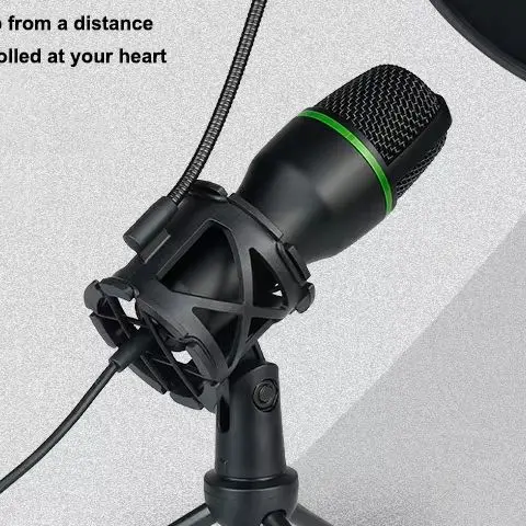 RGB Professional Microphone USB Microfone Condensador Wire Gaming Mic For Podcast Recording Studio Streaming Laptop Desktop PC