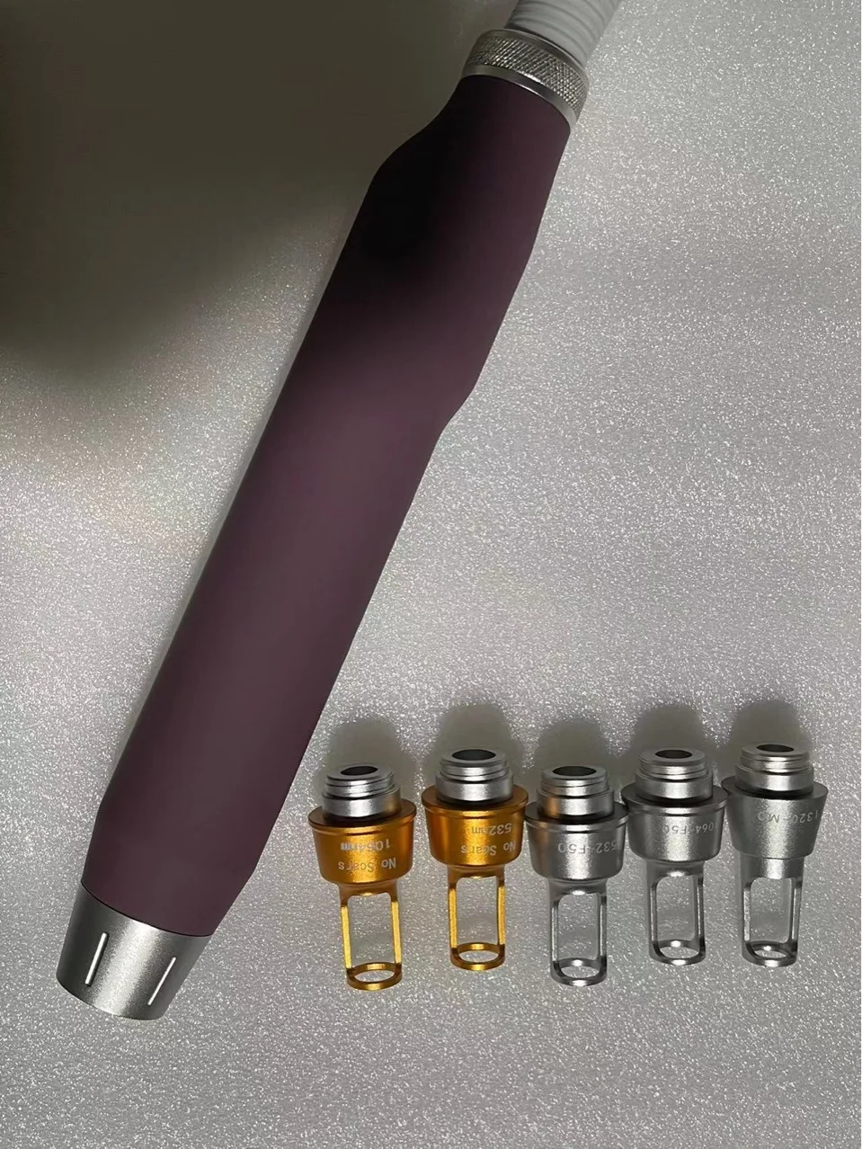 Picosecond laser handle with probe, a set of eyebrow washer second-decreasing honeycomb OP-Tmagneto-optical E optical accesories