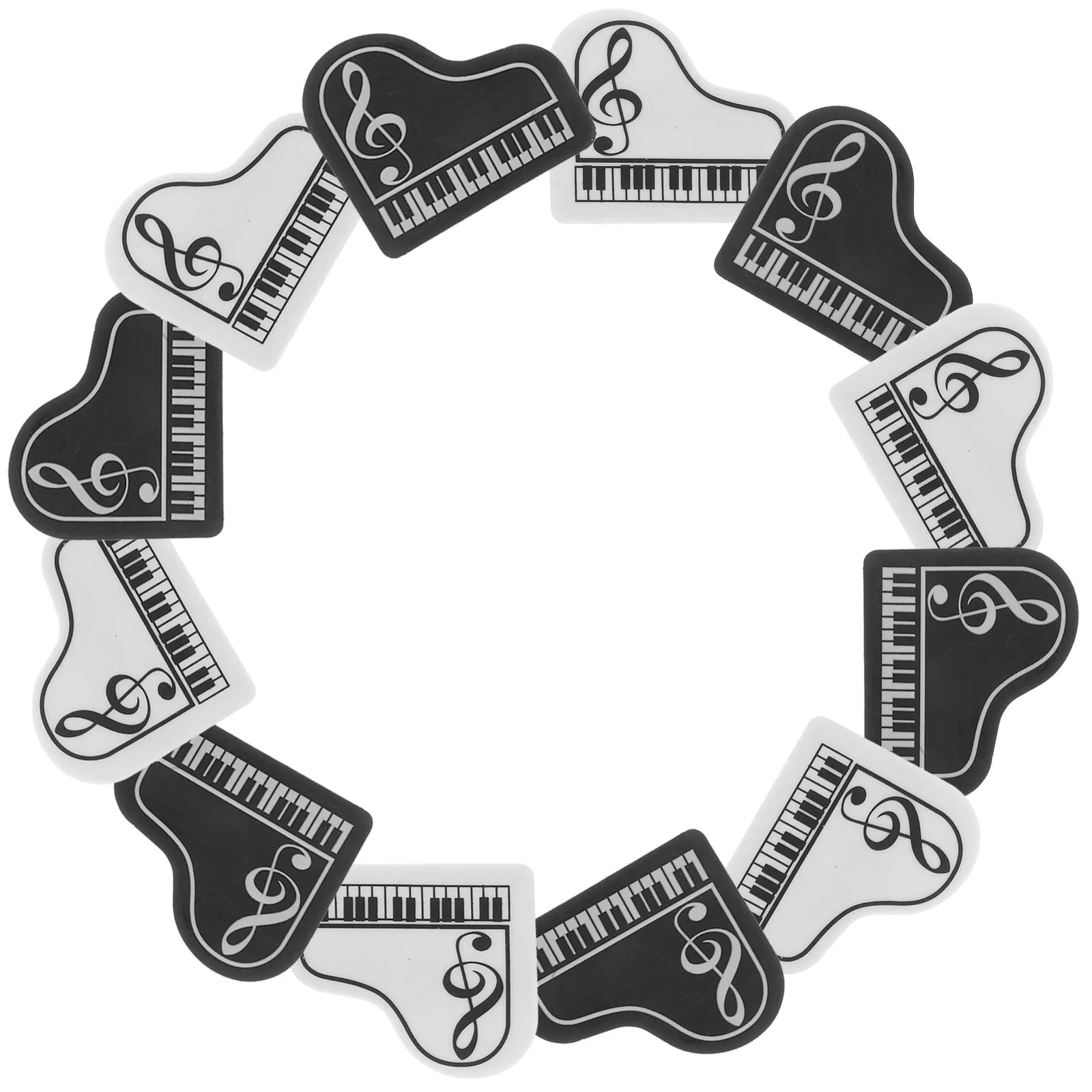 

20Pcs Cute Piano Erasers Small Erasers for Students Decorative Pencil Eraser Kids School Supplies Rewards Party Favors
