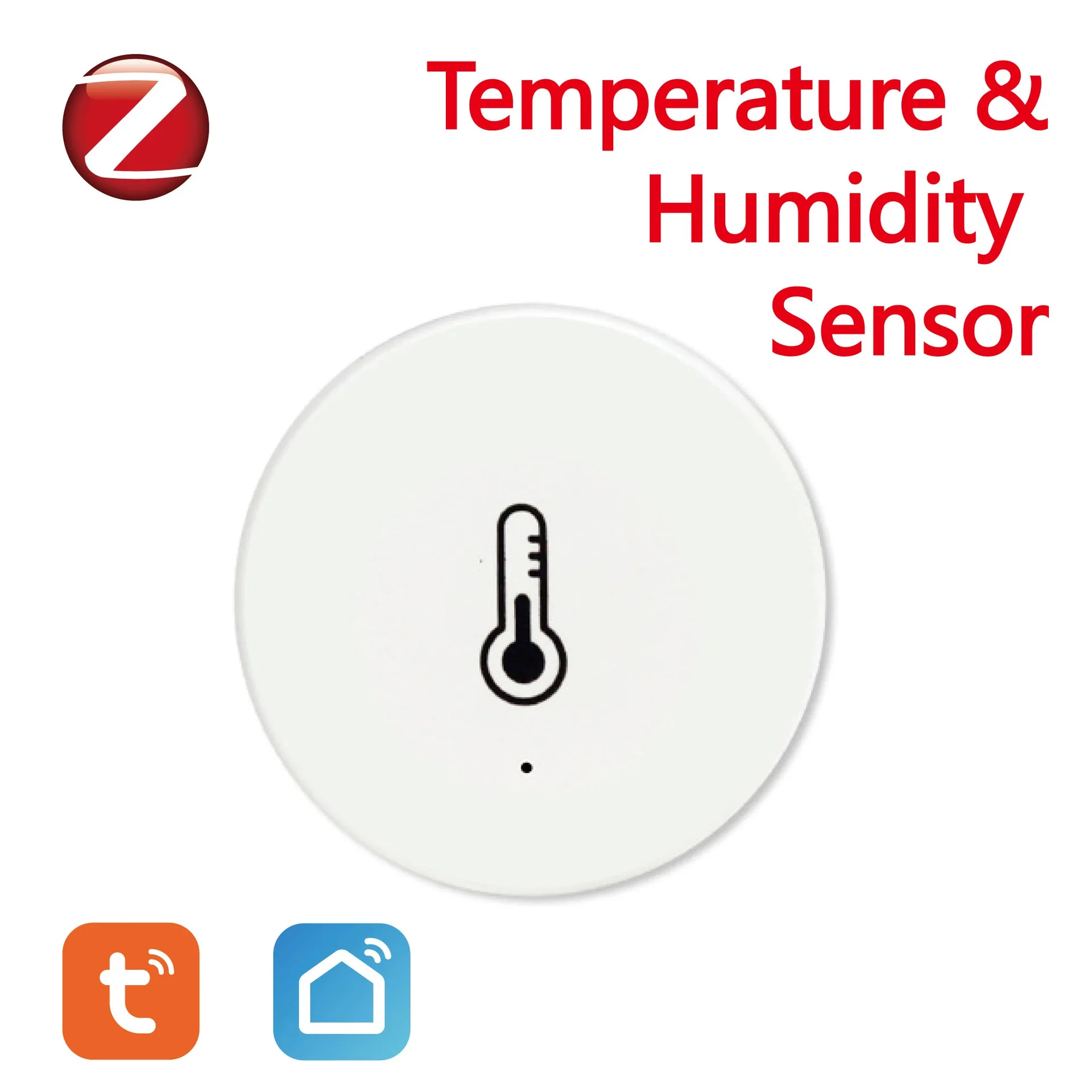 

Tuya Zigbee Mini Thermohygrometer Smart Home Indoor Sensor APP Remote Monitor