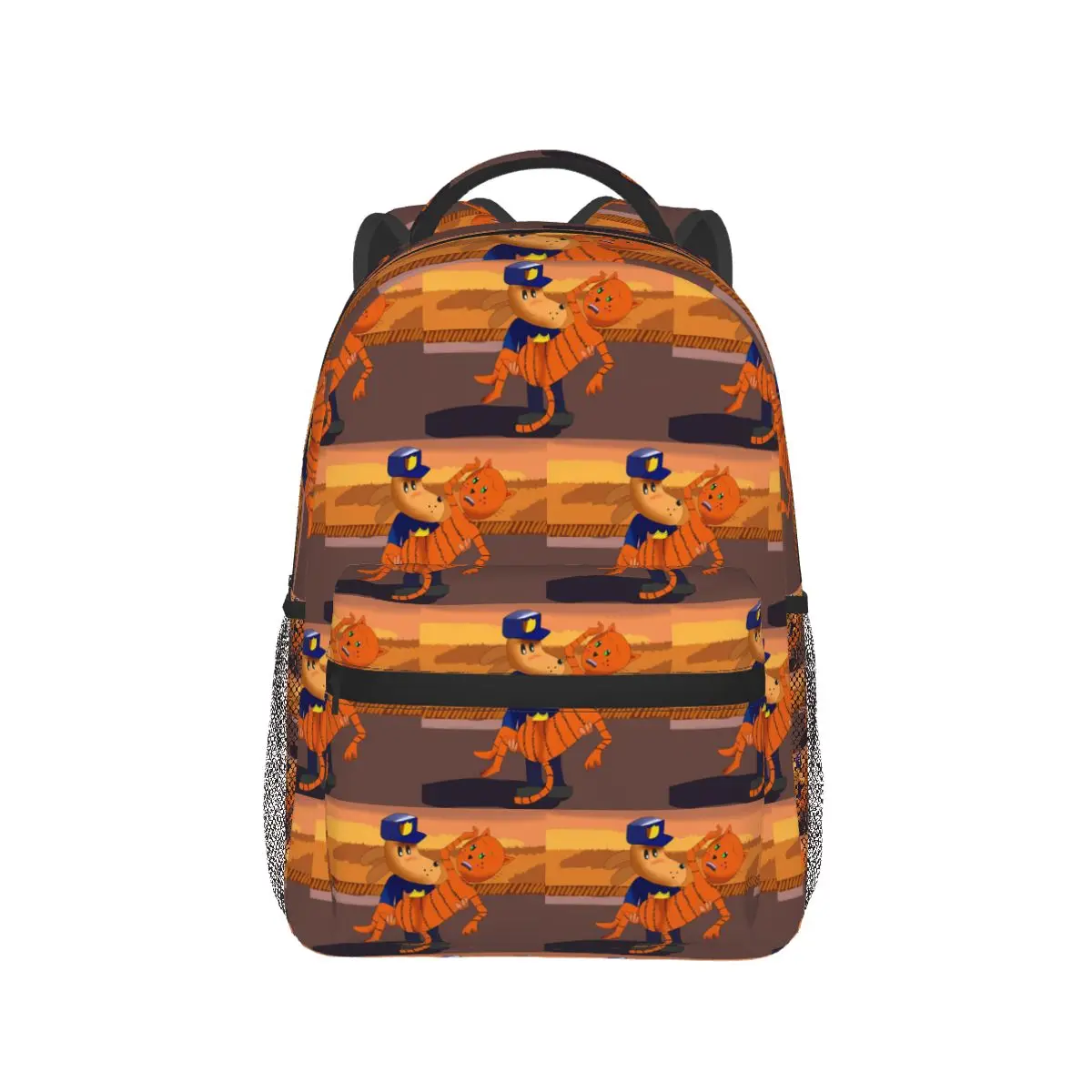 Dogman Carrying Petey The Cat After Saving His Life Student Backpack School Bag Travel Daypack Fashion Bookbag Shoulder Bags