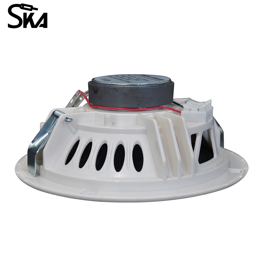 6.5-inch 12W 8Ω Dual cone speaker 92dB±3dB Recessed Passive Audio Speaker Home Music Loudspeaker for Kitchen Bedroom Store Hotel