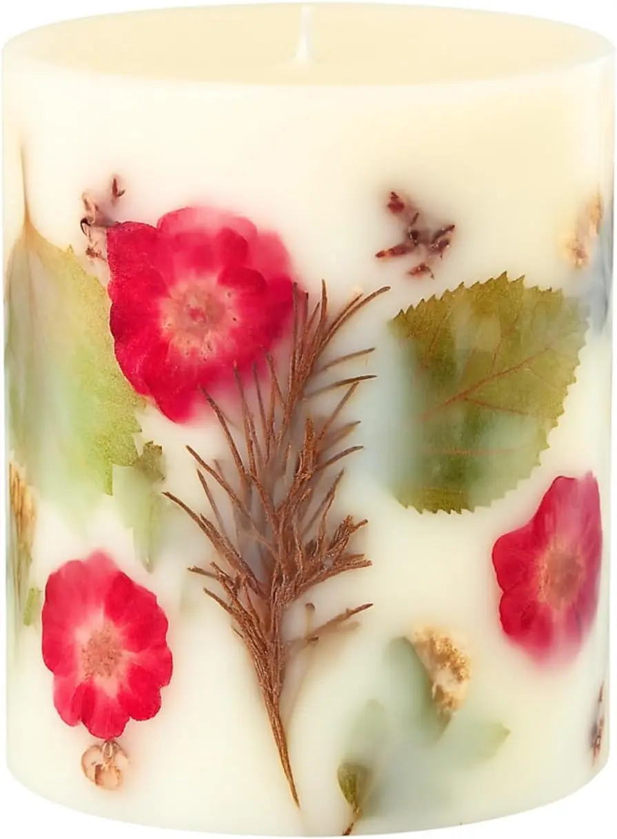 

Essence of Christmas Botanical Candle | Luxury Aromatherapy Long-Lasting Home Decor Gift with Eucalyptus, Fir, Cedar Notes