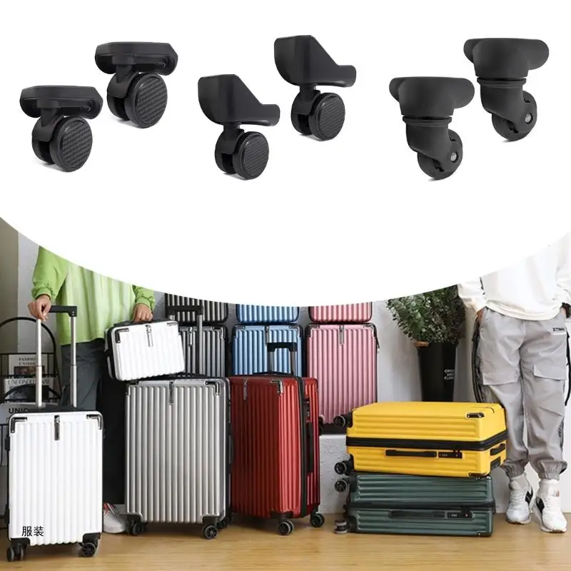 D0UD 1 Pair Luggage Spinner Long lasting and Noiseless Suitcase Accessories