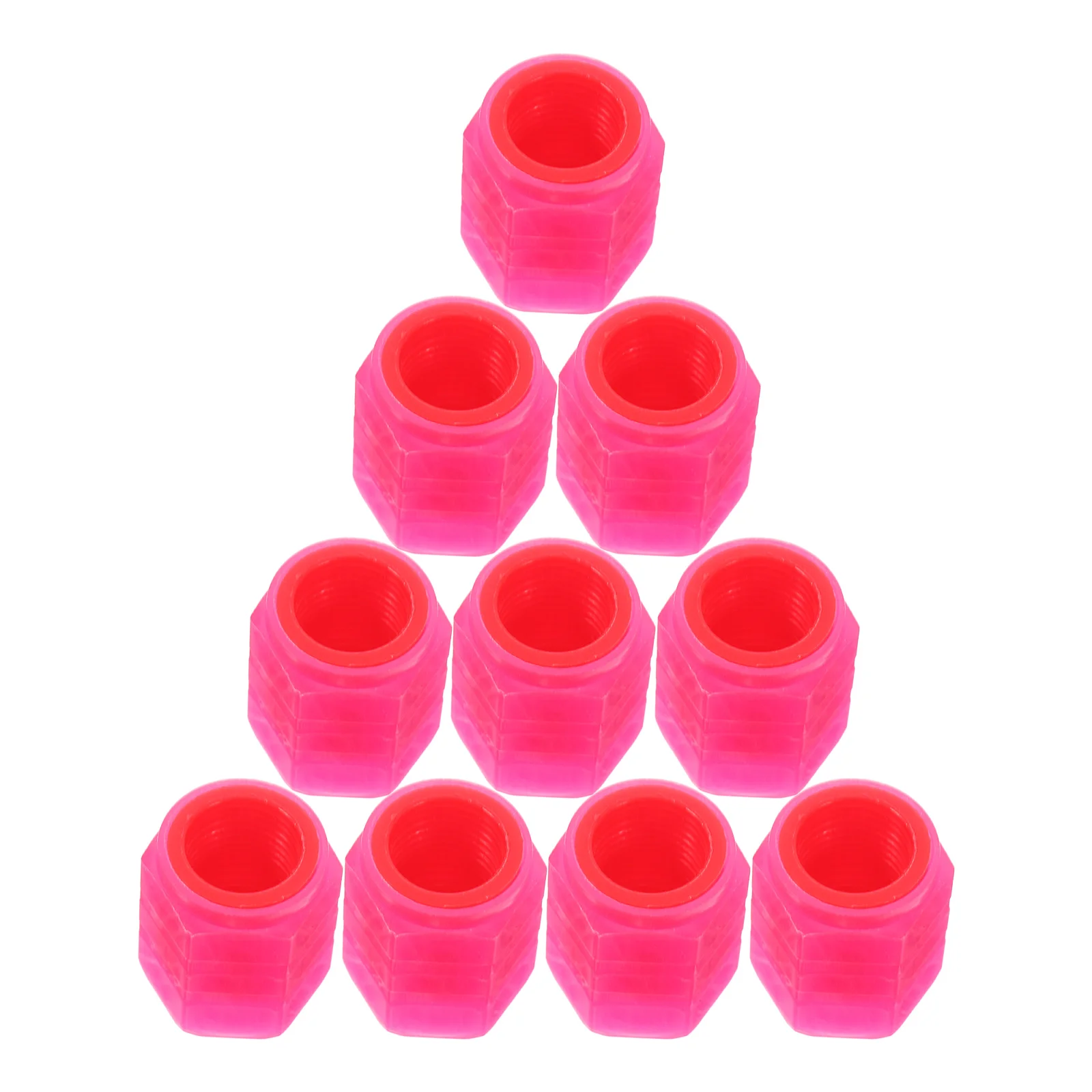 

12 Pcs Luminous Tire Valve Stem Cover Bike Caps Vehicle Bicycle 150X150X110CM Rubber Car