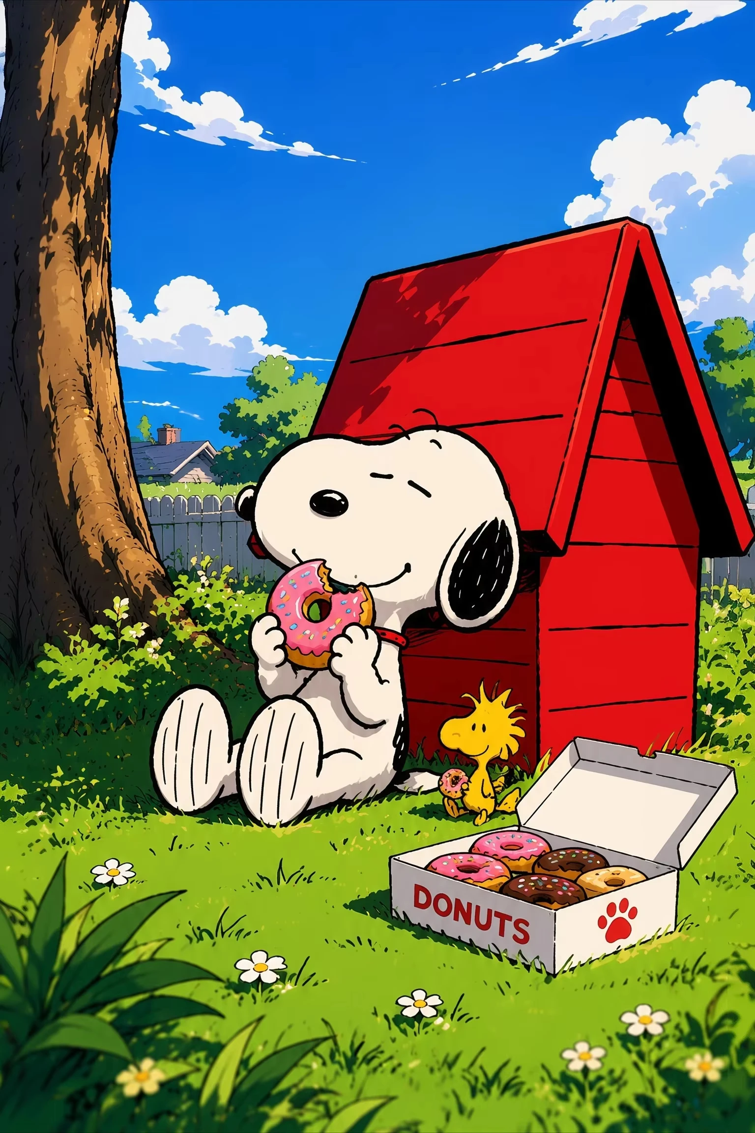 75*50cm 1000 Pieces Jigsaw Puzzle Anime Snoopy Cute Cartoon Paintings Stress Reducing Toys Holiday Gift Perfect for DIY Creative