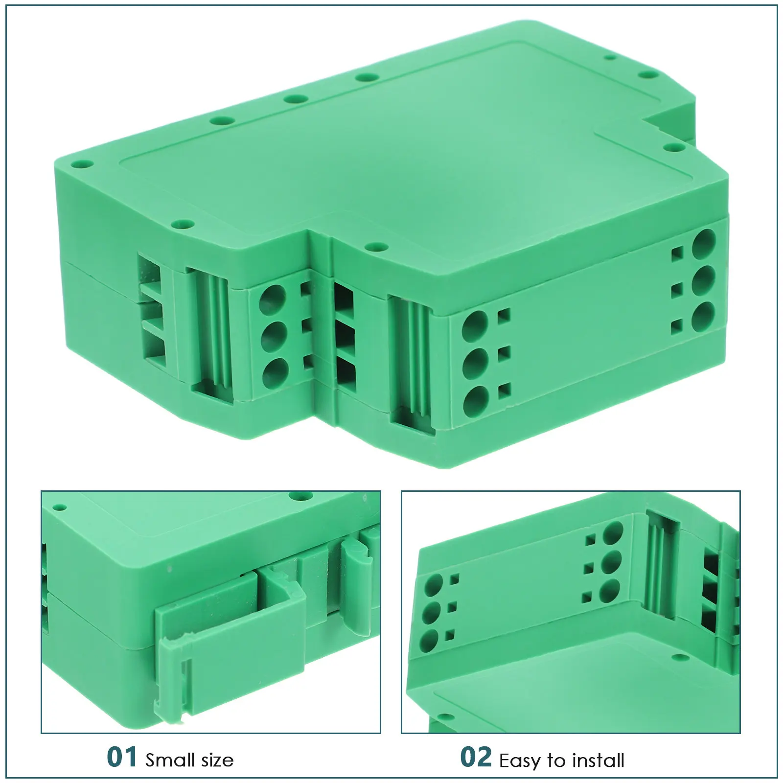 Din Rail Terminal Design for Industrial Automation Home Renovation Universal Power Junction Box Plastic Enclosure