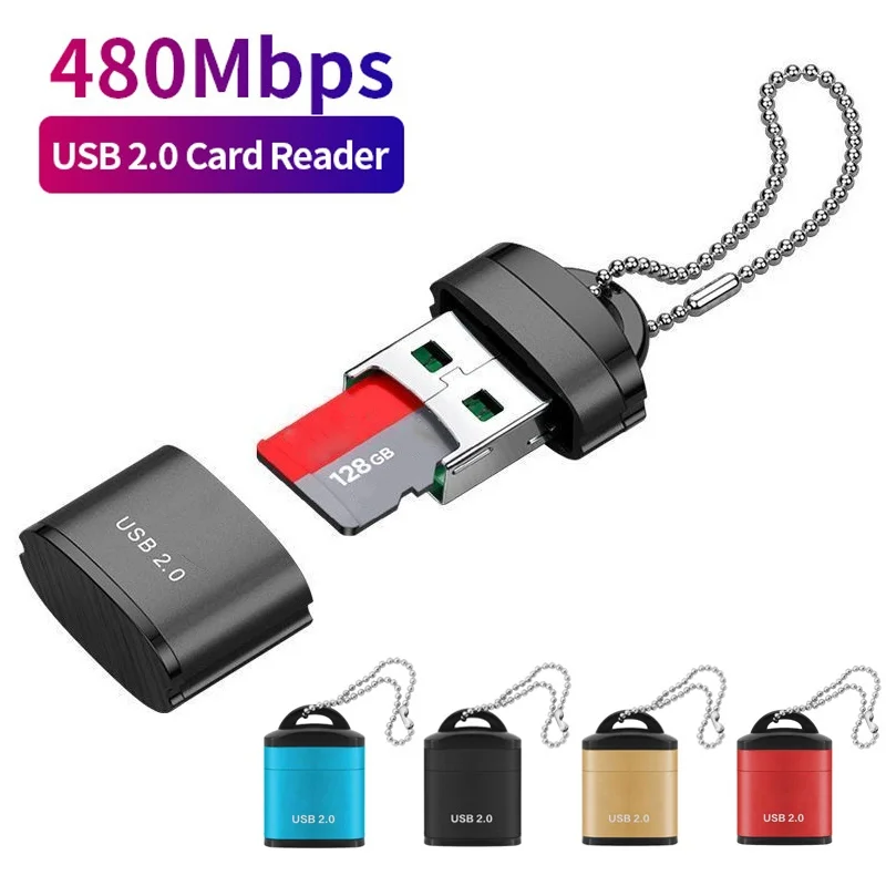 

Для чтения карт памяти Micro SD TF USB USB 2.0 Устройство чтения карт памяти мобильного телефона Высокоскоростной USB-адаптер для ПК Ноутбуки Компьютерный аксессуар