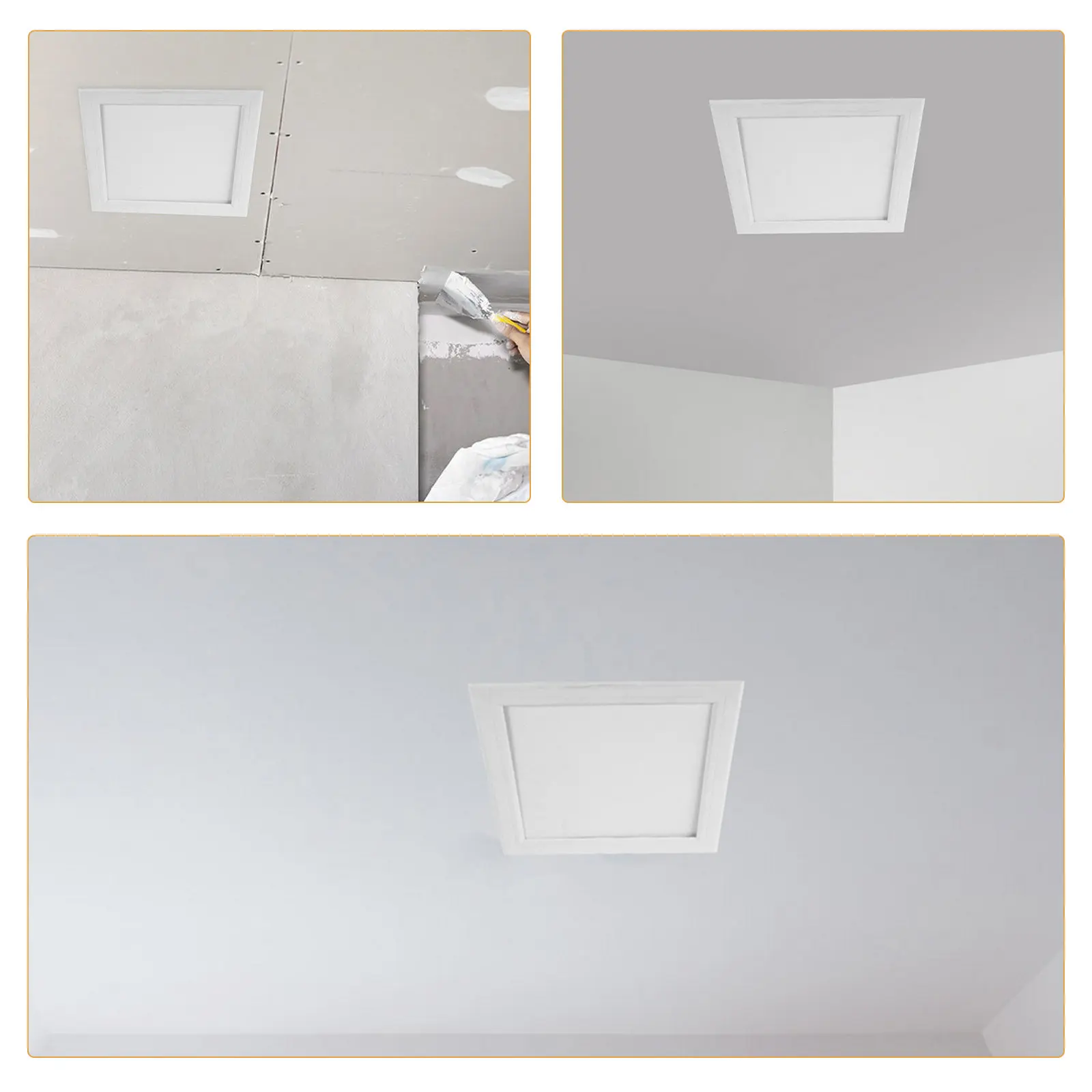 Picture 6: 2Pcs Ceiling Access Panel Air Conditioner Access Door ABS Plastic Heavy-Duty Easy Install Wall Hole Cover for Plumbing
