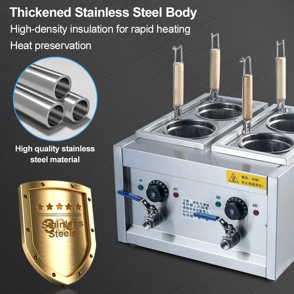 High Quality Commercial Stainless Steel Pasta & Noodle Cooker 4000W for Restaurant
