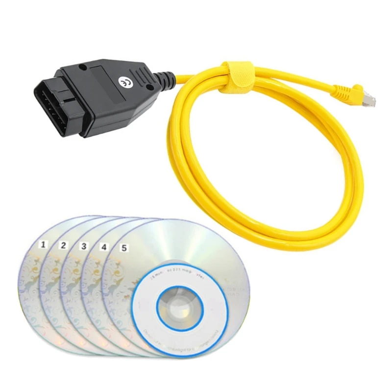 Data Cable For F20 F21 Ethernet to OBD Interfaces Coding Diagnostic OBDII Coding