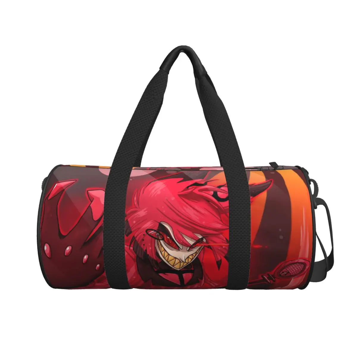 

Креативная большая спортивная сумка Alastor Hazbin для отелей в стиле аниме, многофункциональная дорожная сумка Duffle, сумки для фитнеса